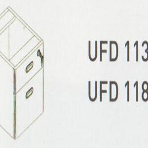 Meja Kantor Uno ( Hanging Drawer) UFD 1134 & UFD 1184 ( Classic Series )