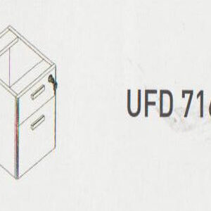 Meja Kantor Uno ( Hanging Drawer ) UFD 7164 ( Modern Series )