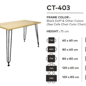 Meja Bar & Cafe New Star CT-403