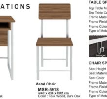 Meja dan Kursi Sekolah Expo MSD-5917 dan MSR-5918