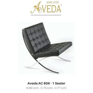 Kursi Bar & Cafe Aveda AC 806 1 seater black