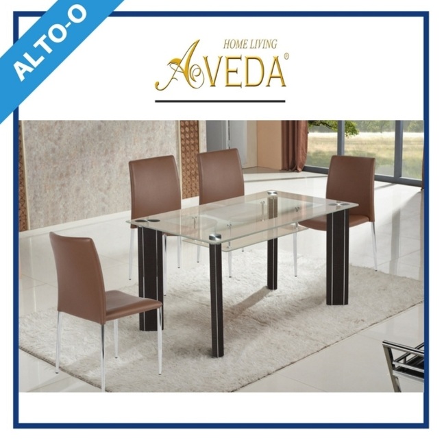 Meja Makan Aveda Alto O Brown