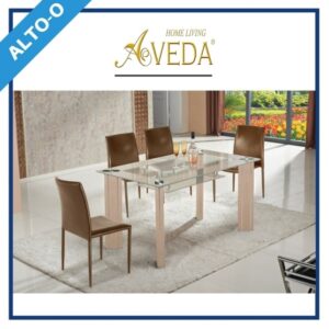 Meja Makan Aveda Alto O Light Brown