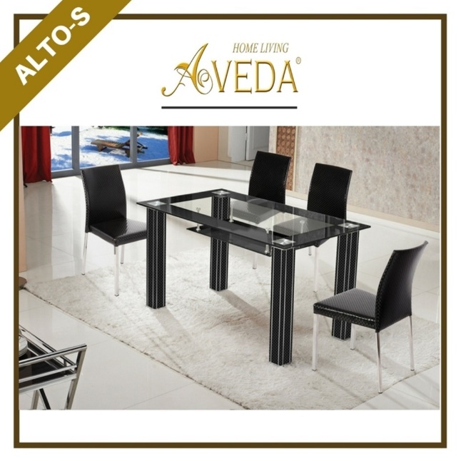 Meja Makan Aveda Alto S Black